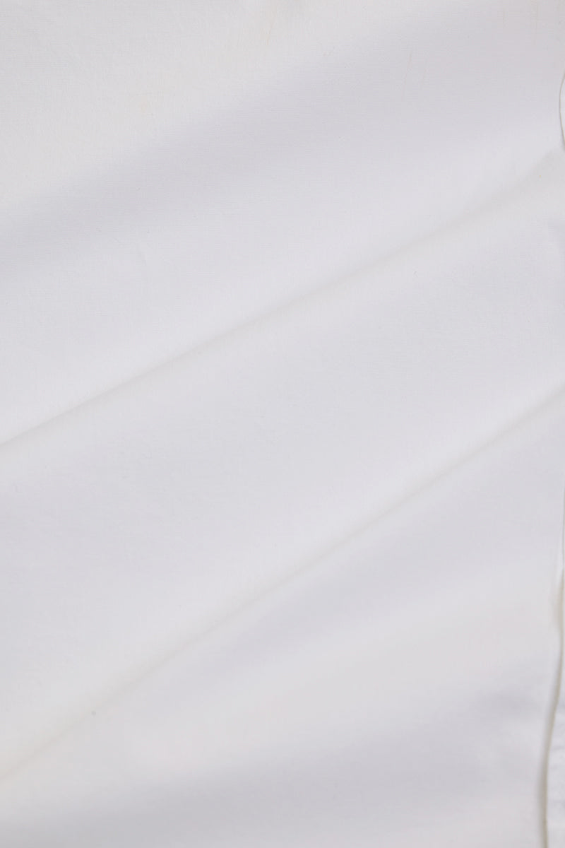 White Poplin Stretch Shirt