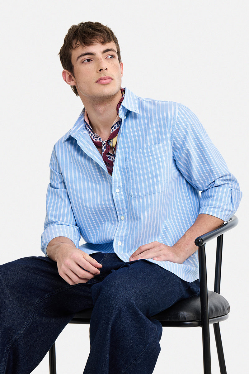 100% Cotton Stripes Shirt