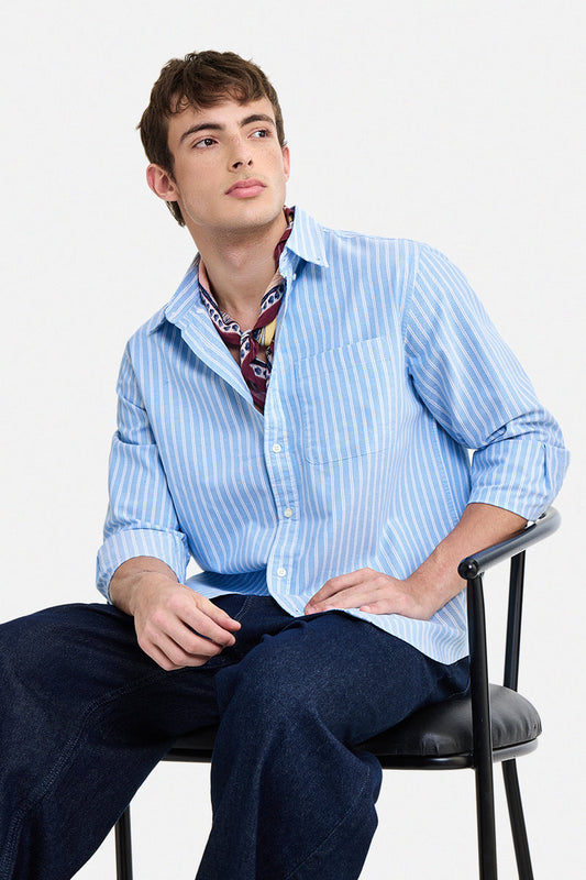 100% Cotton Stripes Shirt