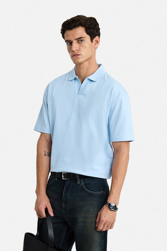 T-shirt polo oversize 100 % coton