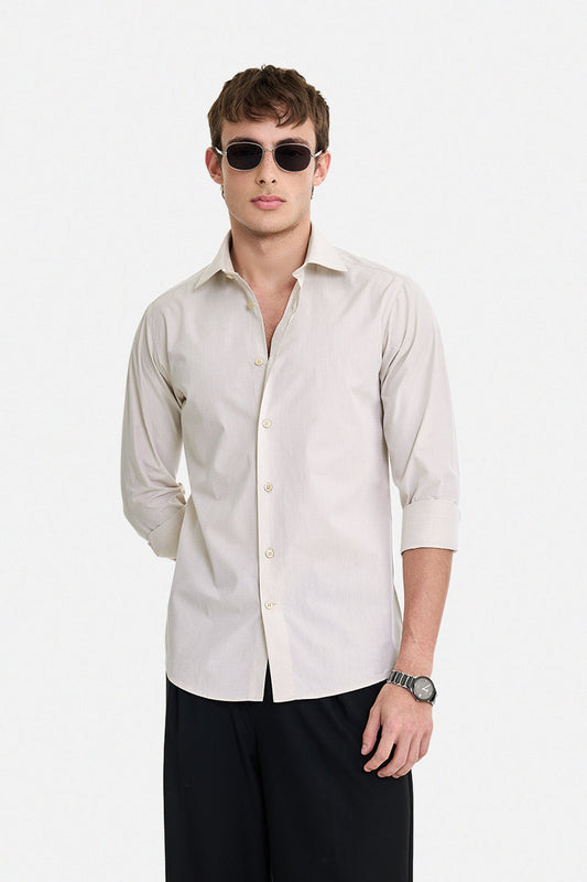 Slim Fit 100% Cotton Luxe Shirt
