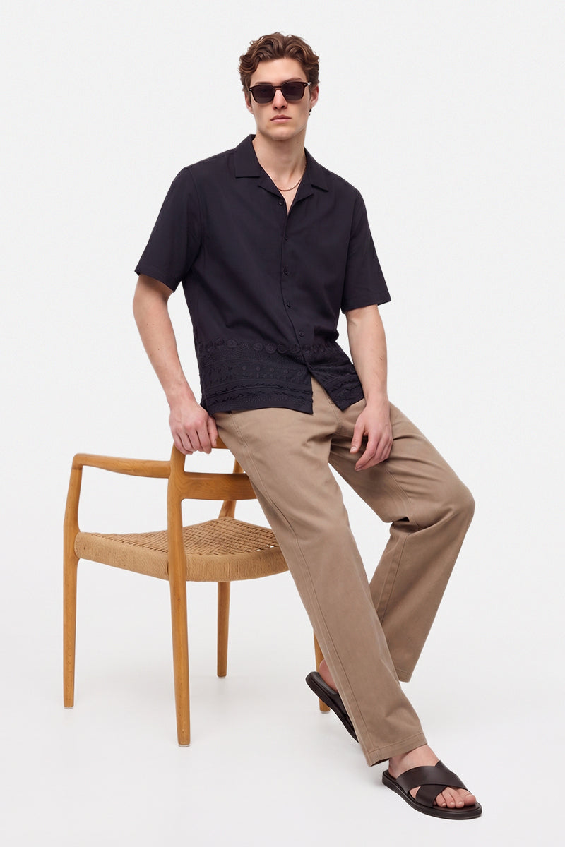 Brown Baggy Trousers