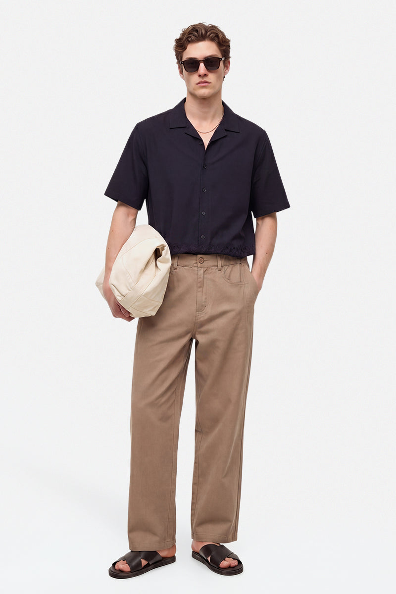 Brown Baggy Trousers