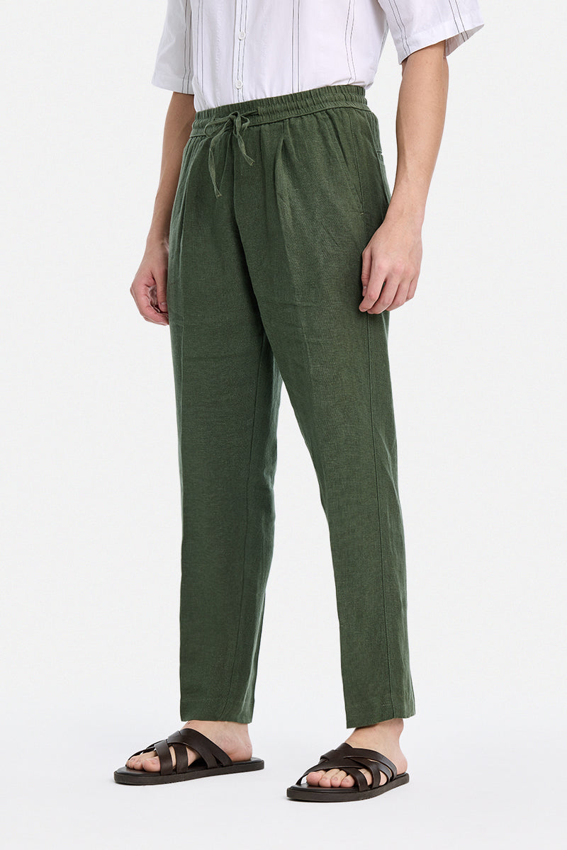 100% Linen Baggy Luxe Trousers