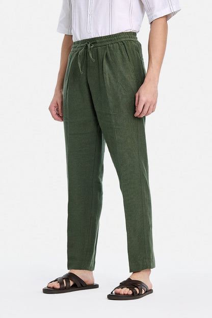 100% Linen Baggy Luxe Trousers