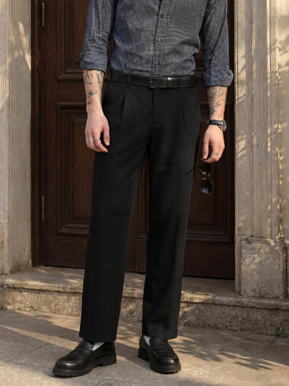Loose Fit Stretch Trousers