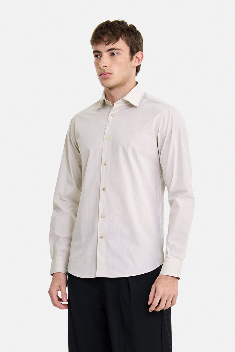 Slim Fit 100% Cotton Luxe Shirt