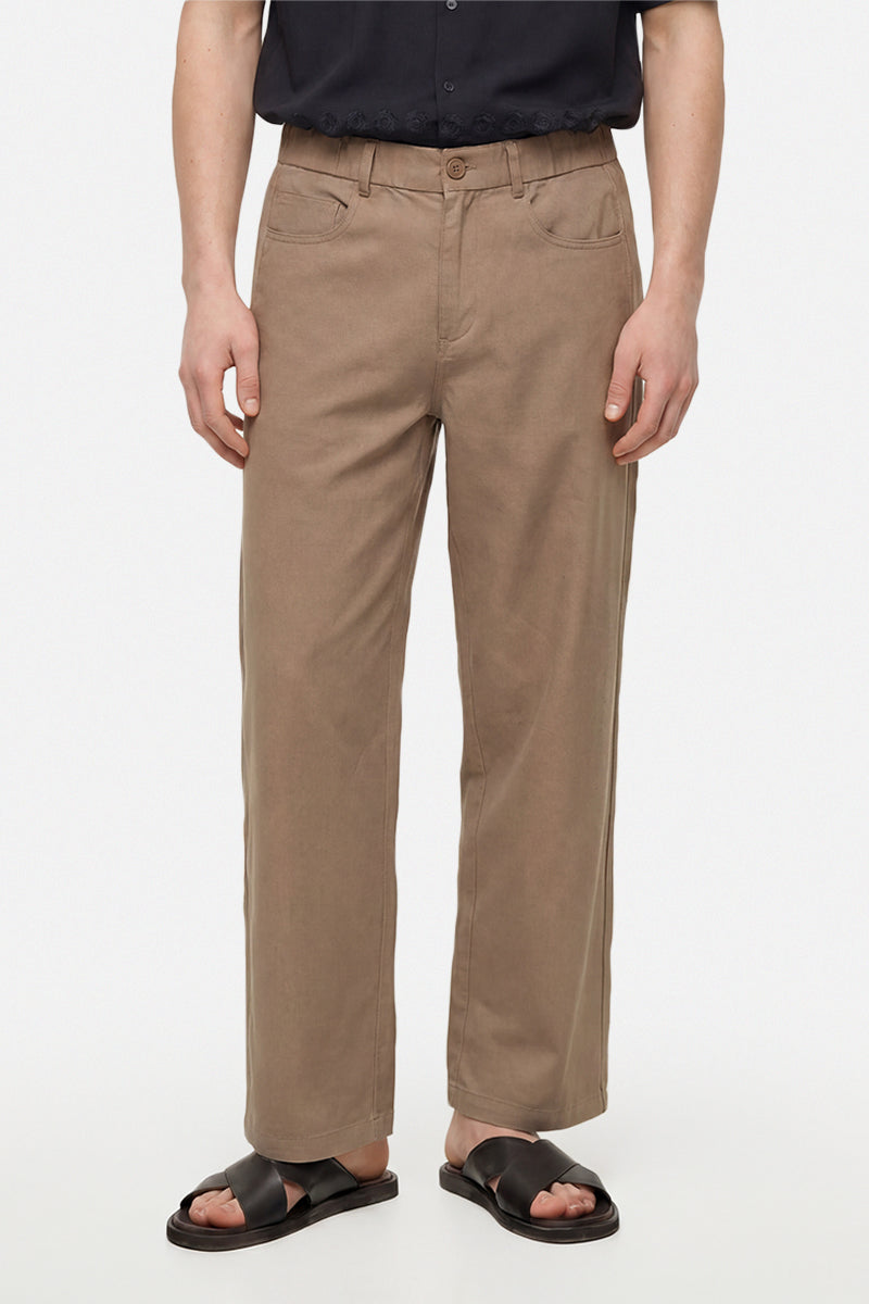 Brown Baggy Trousers