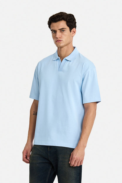 100% Cotton Oversized Polo T-Shirt