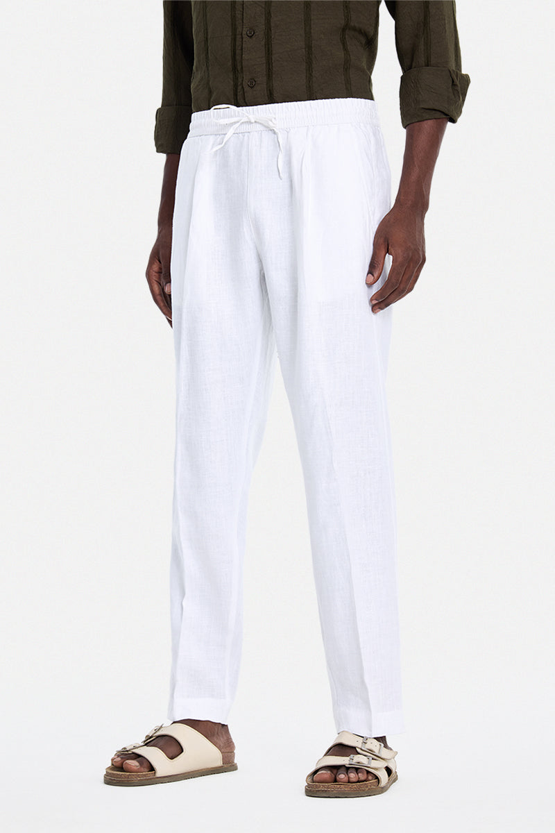 100% Linen Baggy Luxe Trousers