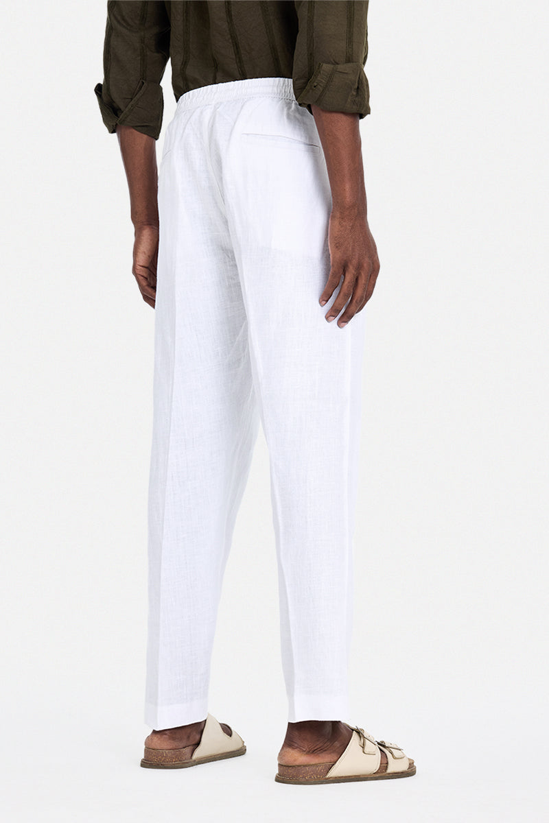 100% Linen Baggy Luxe Trousers