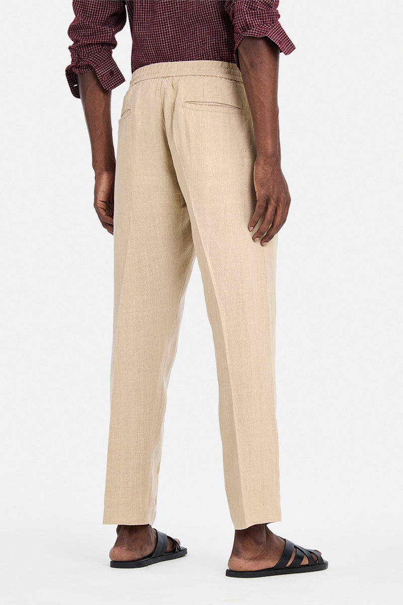 100% Linen Baggy Luxe Trousers