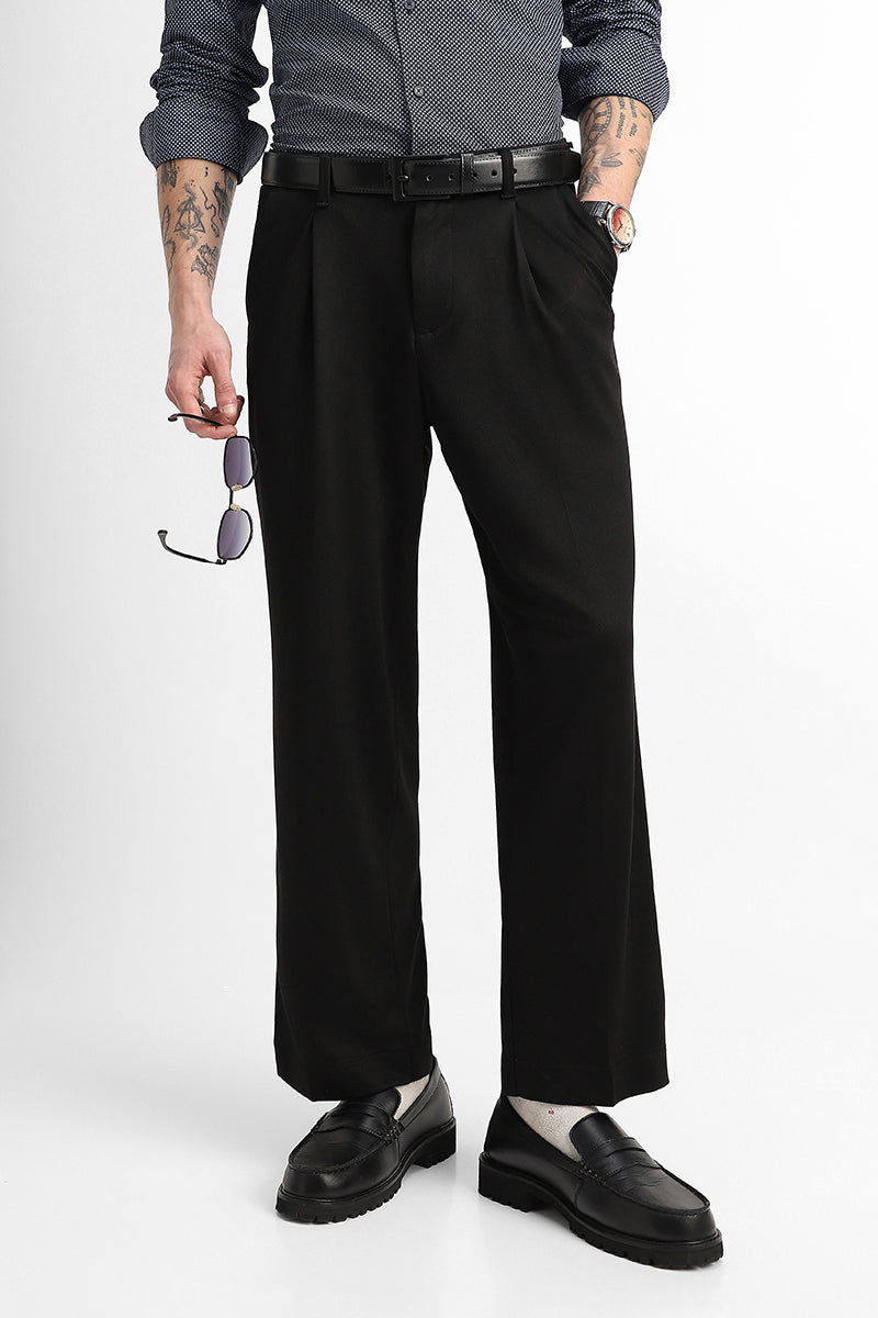 Loose Fit Stretch Trousers