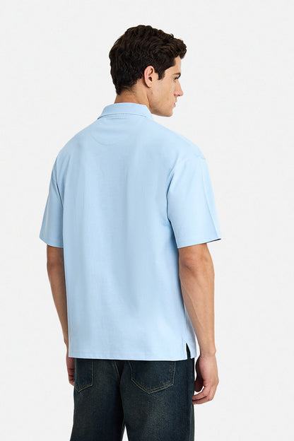 100% Cotton Oversized Polo T-Shirt