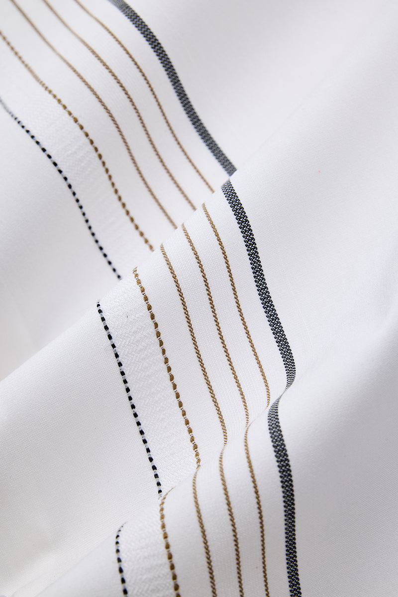 Slim Fit Stretch Stripes Luxe Shirt