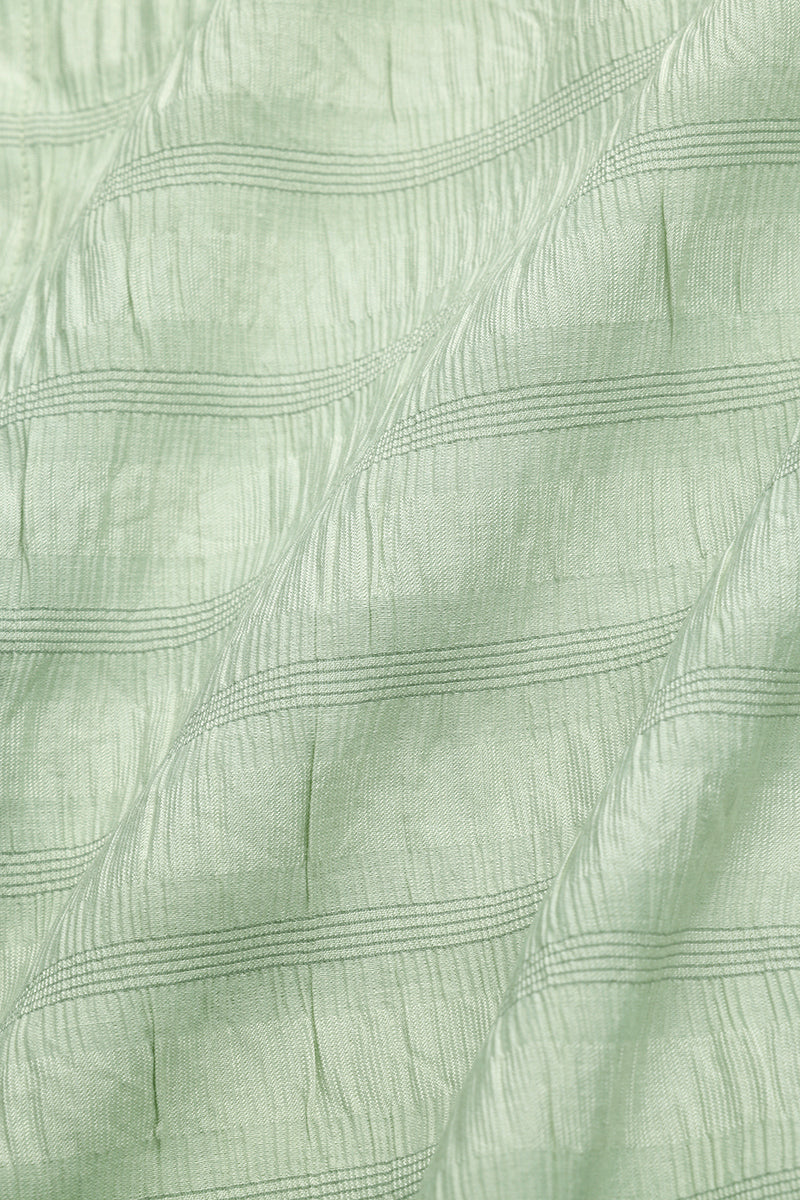 Textured Stretch Box Fit Shirt